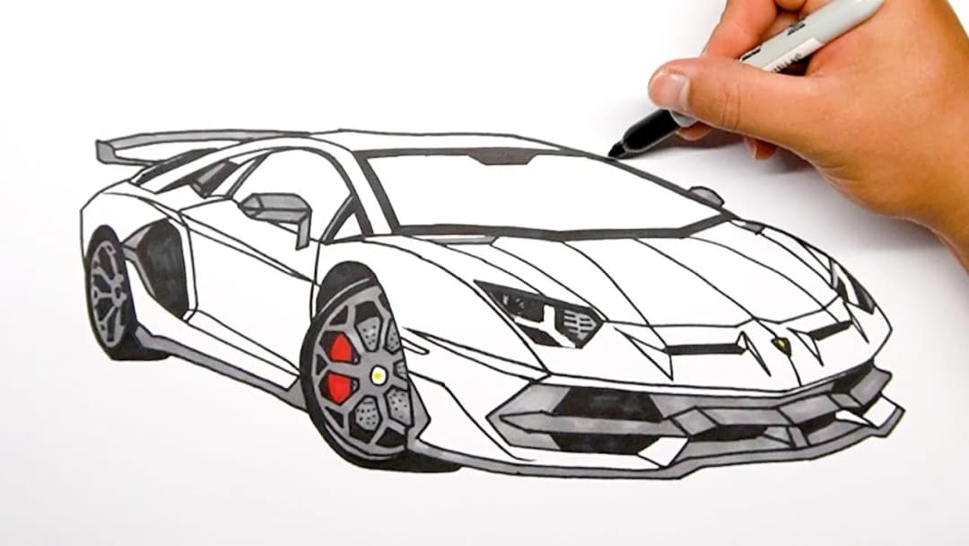 Jak narysować Lamborghini - proste kroki do perfekcyjnego rysunku