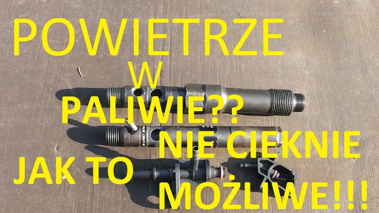 Objawy powietrza w układzie paliwowym diesel – jak je rozpoznać?